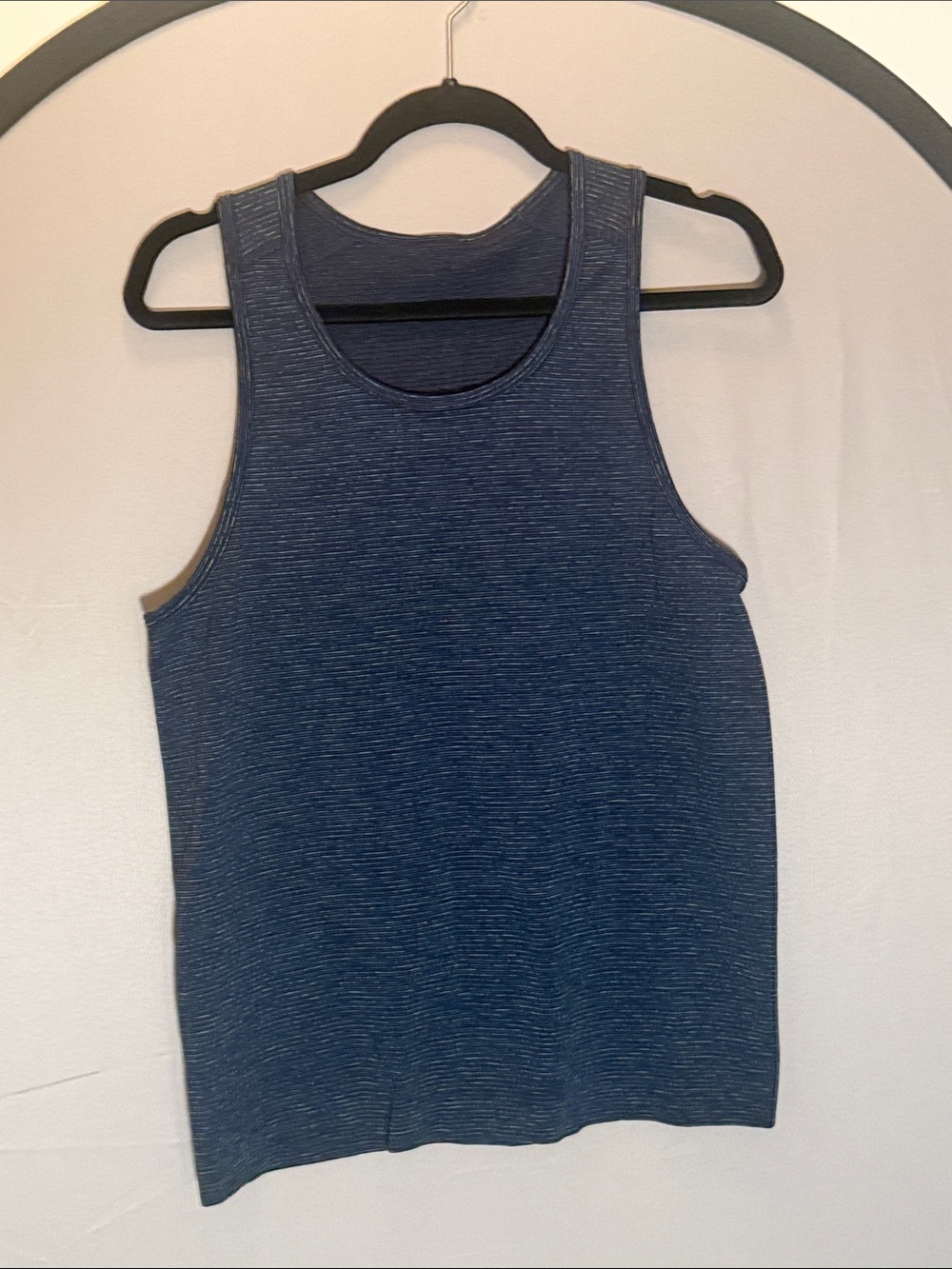 lululemon athletica Navy Striped Tank Top